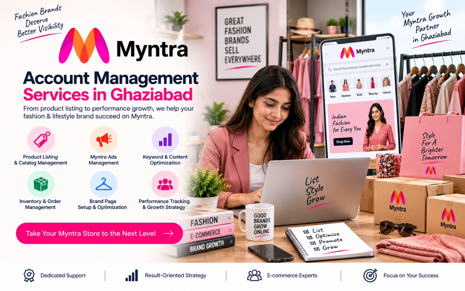 Myntra Account Management Services in Ghaziabad