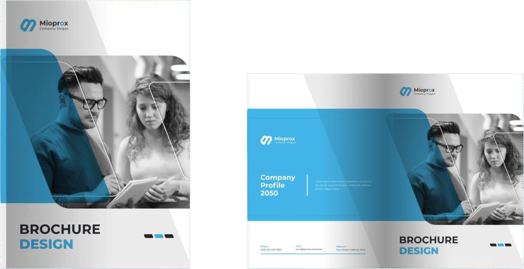 Professional Brochure Design Services by Hash Digitech